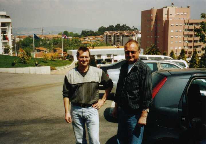 Hans und ich im April