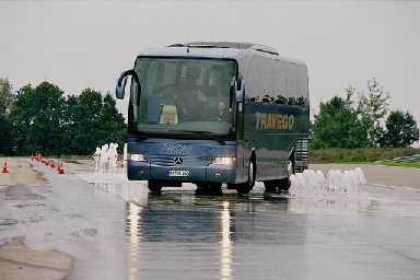 Unser Travgo (O 580) unter schwierigen Bedingungen
