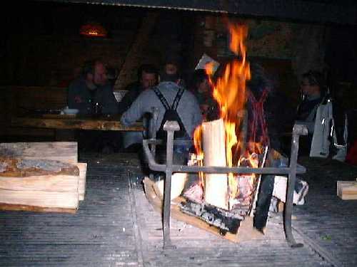 Feuer in der Rodelh&uuml;tte